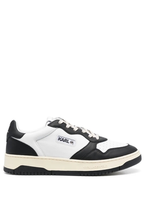 Karl Lagerfeld panelled low-top sneakers - White