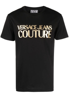 Versace Jeans Couture logo-print cotton T-shirt - Black