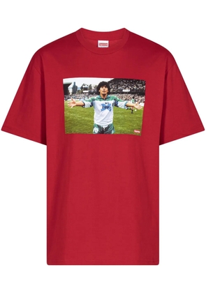 Supreme Maradona photo-print T-shirt - Red