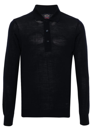 Paul & Shark logo-embroidered polo shirt - Blue