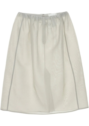 Amomento shirring skirt - Neutrals