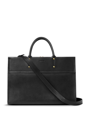 Shinola leather laptop bag - Black