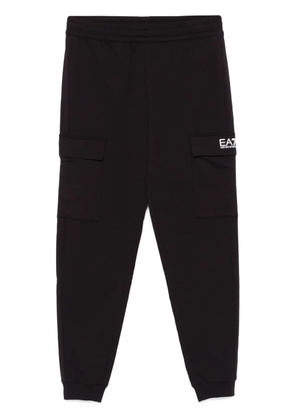 Ea7 Emporio Armani cotton cargo pants - Black