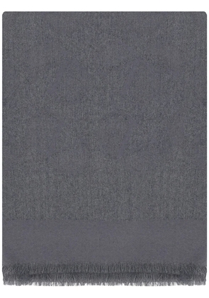 Valentino Garavani logo-jacquard scarf - Grey