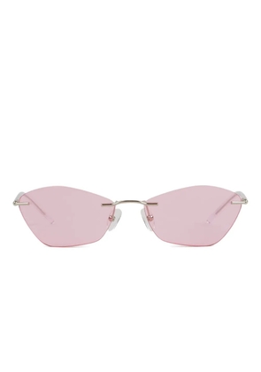 Alexander McQueen cat eye-frame sunglasses - Grey