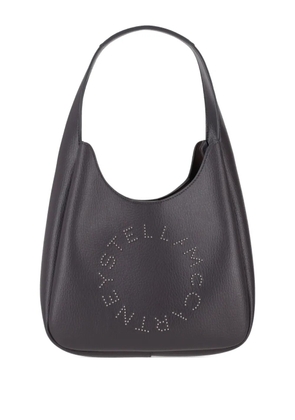 Stella McCartney logo studded shoulder bag - Grey