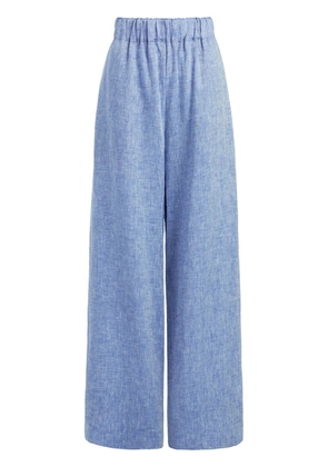 BONDI BORN Universal linen trousers - Blue