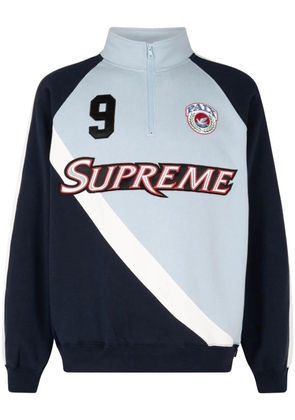 Supreme Equipé logo-appliquéd sweatshirt - Blue