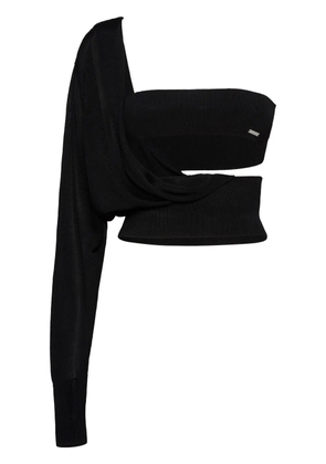 DSQUARED2 single-sleeved top - Black