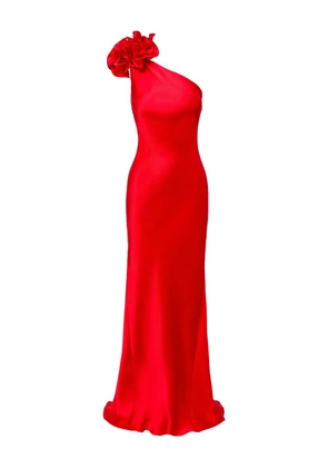 IL VOLO Aster flower-embellishment maxi dress - Red