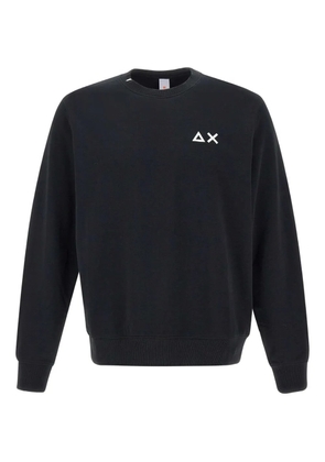 Sun68 logo-embroidered sweatshirt - Black