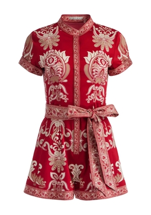 alice + olivia Lucy jumpsuit - Red