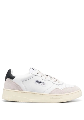 Karl Lagerfeld panelled low-top sneakers - White