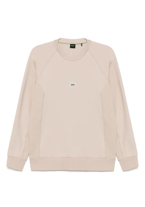 BOSS stretch-jersey sweatshirt - Neutrals