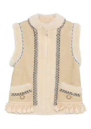 Valentino Garavani tassel-embellished waistcoat - Neutrals
