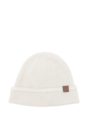 Eleventy ribbed cashmere beanie - Neutrals
