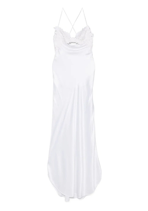 Ermanno Scervino embroidered-detailed maxi dress - Neutrals