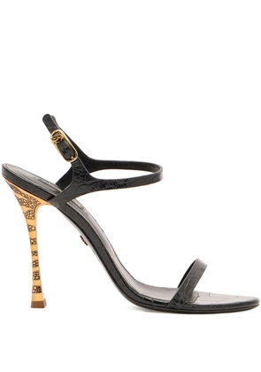 Roberto Cavalli slingback heeled sandals - Black
