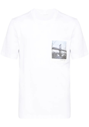 Helmut Lang New York Bridge Postcard T-shirt - White