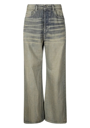 Diesel whiskering-effect jeans - Blue