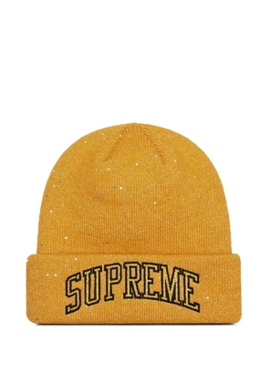 Supreme New Era Metallic Arc beanie hat - Yellow