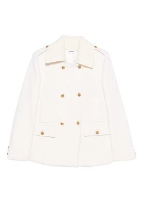 P.A.R.O.S.H. double-breasted wool jacket - White