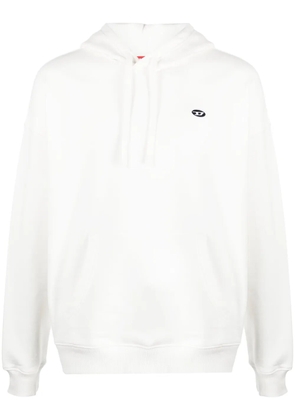 Diesel S-Rob-Hood-Doval-PJ cotton hoodie - White