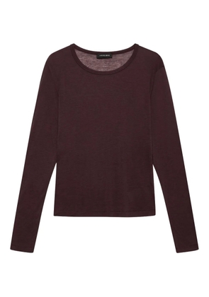 ANINE BING Sylvie long-sleeve T-shirt - Brown