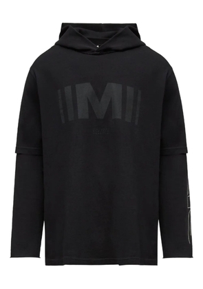 MM6 Maison Margiela graphic-print hoodie - Black