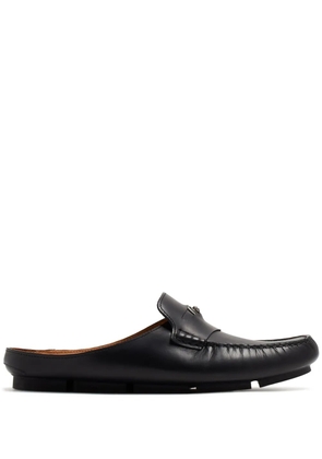 Versace Medusa leather loafers - Black