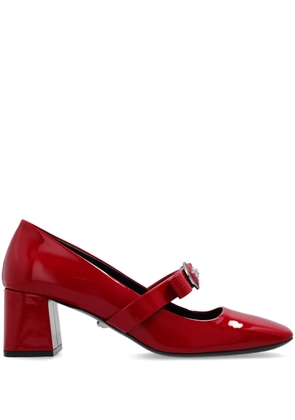 Versace Gianni Ribbon 55mm pumps - Red