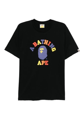 A BATHING APE® printed T-shirt - Black