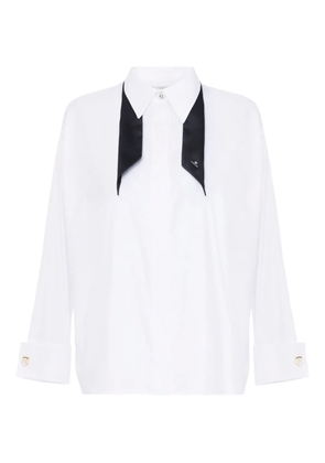 Elisabetta Franchi poplin shirt - White
