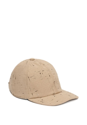 Fabiana Filippi textured-pattern baseball cap - Neutrals