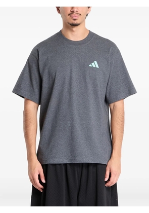adidas x Mercedes logo-detail T-shirt - Grey