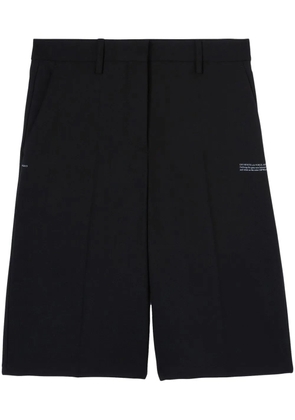 Off-White high-waisted tailored shorts - Black