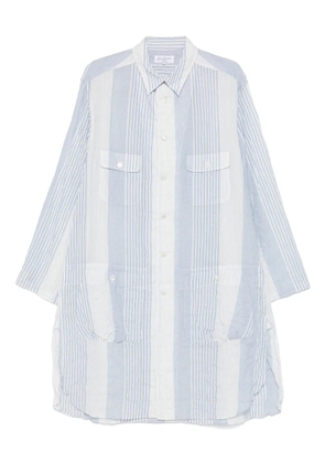 Yohji Yamamoto striped shirt - Blue