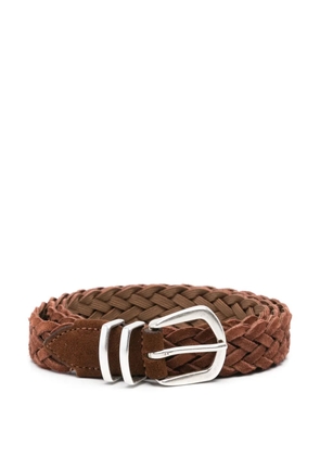 Eleventy braided belt - Brown