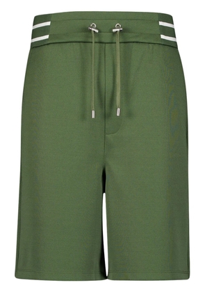 Balmain logo-print drawstring shorts - Green