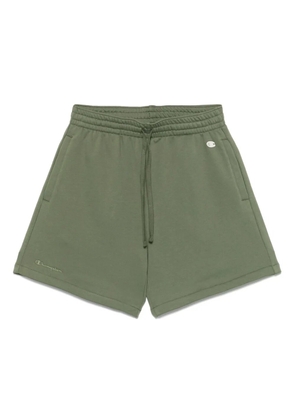 Champion logo-patch shorts - Green