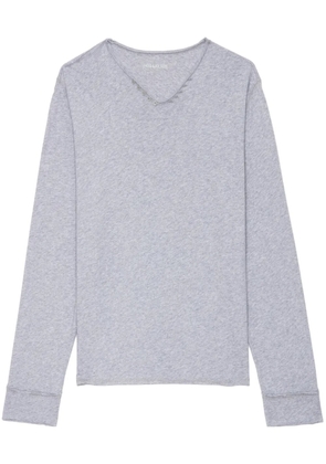 Zadig&Voltaire Monastir long-sleeve T-shirt - Grey