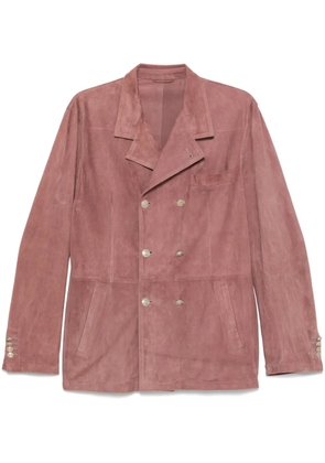 Eleventy suede jacket - Purple