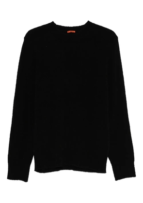 Barena textured crew-neck sweater - Black