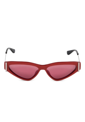 Alexander McQueen Eyewear T-Bar cat-eye frame sunglasses - Red