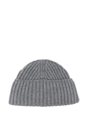 kujten Bruges ribbed-knit cashmere beanie - Grey