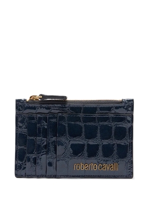Roberto Cavalli leather cardholder - Blue