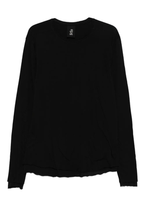 Thom Krom layered long-sleeve sweater - Black