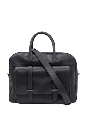 Orciani flap jones tote bag - Black