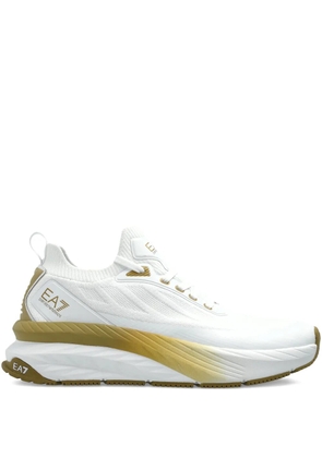 Ea7 Emporio Armani chunky-sole running sneakers - White