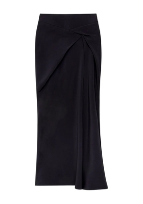 Another Tomorrow asymmetrical twist skirt - Black